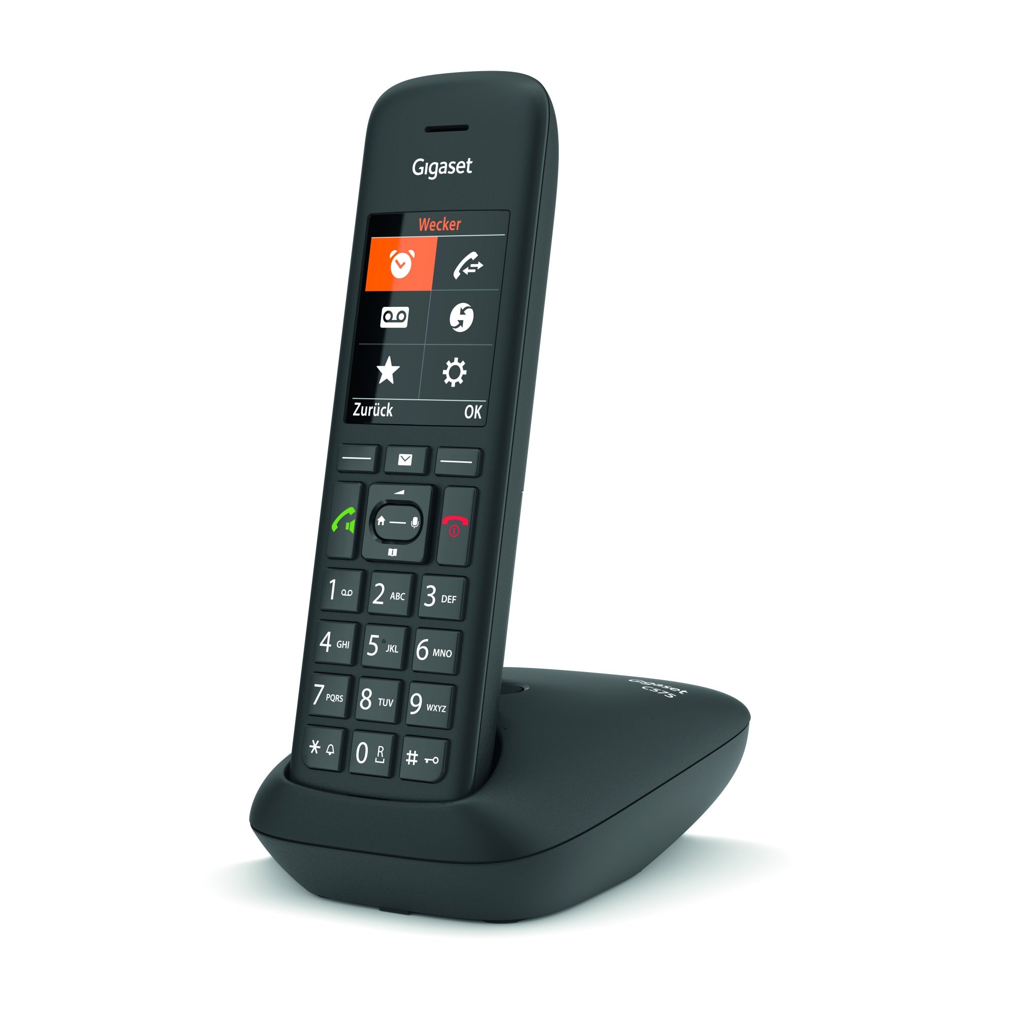 Gigaset C575 int. Schnurlostelefon - schwarz Gigaset C575 int. Schnurlostelefon - schwarz